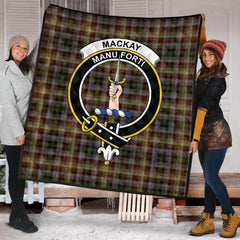 MacKay of Strathnaver Tartan Crest Quilt