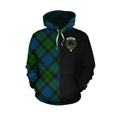 MacKie Tartan Hoodie Half of Me - Cross Style