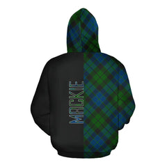 MacKie Tartan Hoodie Half of Me - Cross Style
