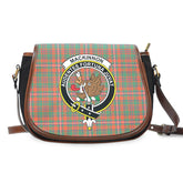 MacKinnon Ancient Tartan Crest Saddle Handbags