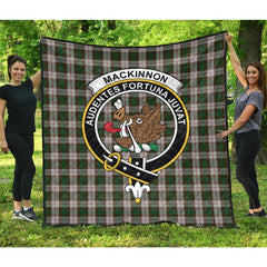 MacKinnon Dress Tartan Crest Quilt