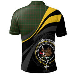 MacKinnon Hunting Tartan Polo Shirt - Royal Coat Of Arms Style