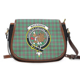 MacKinnon Hunting Ancient Tartan Crest Saddle Handbags