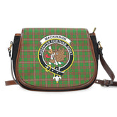 MacKinnon Hunting Modern Tartan Crest Saddle Handbags