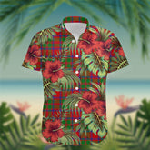 MacKintosh Tartan Hawaiian Shirt Hibiscus, Coconut, Parrot, Pineapple - Tropical Garden Shirt
