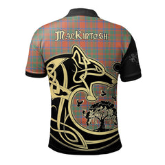 MacKintosh Ancient Tartan Polo Shirt Viking Wolf