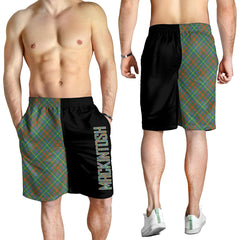 MacKintosh Hunting Ancient Tartan Crest Men's Short - Cross Style