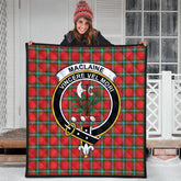 MacLaine of Loch Buie Tartan Crest Quilt