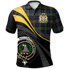 MacLaren Modern Tartan Polo Shirt - Royal Coat Of Arms Style