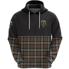 MacLaren Weathered Clan Half Of Tartan Hoodie