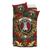 MacLean 02 Tartan Crest Bedding Set - Golden Thistle Style