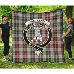 MacLean Dress Tartan Crest Quilt