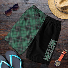 MacLean Hunting Ancient Tartan Crest Men's Short - Cross Style