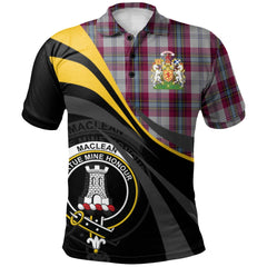 MacLean of Duart Dress 04 Tartan Polo Shirt - Royal Coat Of Arms Style