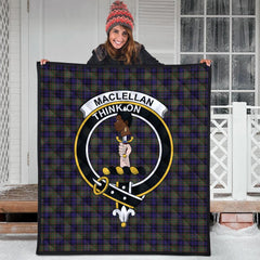 MacLellan Tartan Crest Quilt