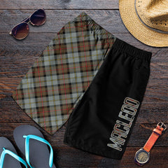 MacLeod of Harris Weathered Tartan Crest Men's Short - Cross Style