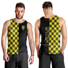 MacLeod of Lewis Modern Tartan Crest Men's Tank Top - Cross Style