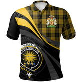 MacLeod of Lewis Vestiarium Scoticum Tartan Polo Shirt - Royal Coat Of Arms Style