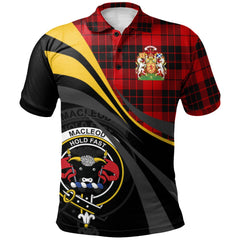MacLeod of Raasay Tartan Polo Shirt - Royal Coat Of Arms Style