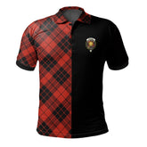 MacLeod of Raasay Tartan Polo Shirt Half of Me - Cross Style