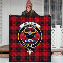 MacLeod of Raasay Tartan Crest Quilt