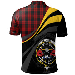 MacLeod of Raasay Highland Tartan Polo Shirt - Royal Coat Of Arms Style