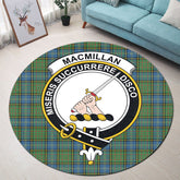 MacMillan Hunting Ancient Tartan Crest Round Rug