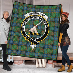 MacMillan Hunting Ancient Family Tartan Crest Quilt