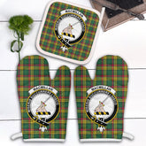 MacMillan Old Ancient Tartan Crest Oven Mitt And Pot Holder (2 Oven Mitts + 1 Pot Holder)