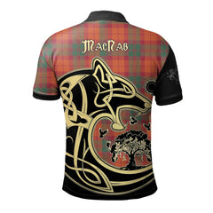 MacNab Ancient Tartan Polo Shirt Viking Wolf