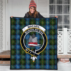 MacNeil of Barra Tartan Crest Quilt