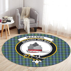 MacNeil of Barra Ancient Tartan Crest Round Rug