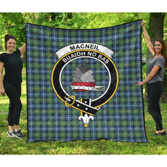 MacNeill of Barra Ancient Family Tartan Crest Quilt