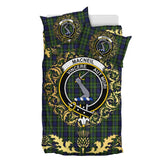 MacNeil of Colonsay Tartan Crest Bedding Set - Golden Thistle Style