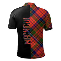 MacNicol of Scorrybreac Tartan Polo Shirt Half of Me - Cross Style
