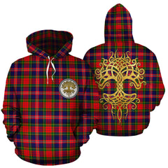 MacPherson Modern Tartan Hoodie - Tree Of Life