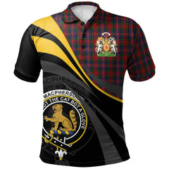 MacPherson 07 Tartan Polo Shirt - Royal Coat Of Arms Style