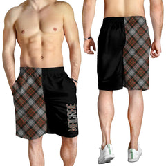 MacRae Hunting Weathered Tartan Crest Men's Short - Cross Style