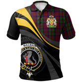 Macbain of Tomatin Tartan Polo Shirt - Royal Coat Of Arms Style
