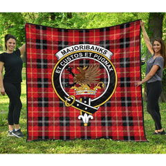 Majoribanks Tartan Crest Quilt
