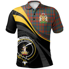 Matheson Ancient Tartan Polo Shirt - Royal Coat Of Arms Style