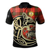 Maxtone Tartan Polo Shirt Viking Wolf