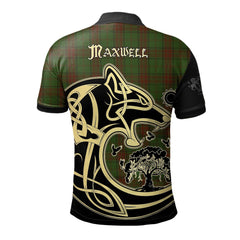 Maxwell Hunting Tartan Polo Shirt Viking Wolf