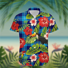 McKerrell Tartan Hawaiian Shirt Hibiscus, Coconut, Parrot, Pineapple - Tropical Garden Shirt