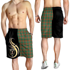 Menzies Green Ancient Tartan Crest Men's Short PM8