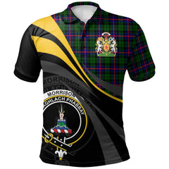 Morrison Modern Tartan Polo Shirt - Royal Coat Of Arms Style