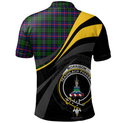 Morrison Modern Tartan Polo Shirt - Royal Coat Of Arms Style