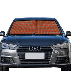 Morrison Red Ancient Tartan Car Sun Shade - 2 Pieces