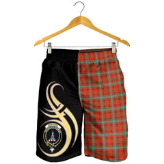 Morrison Red Ancient Tartan Crest Men's Short PM8