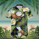 Muir Tartan Hawaiian Shirt Hibiscus, Coconut, Parrot, Pineapple - Tropical Garden Shirt